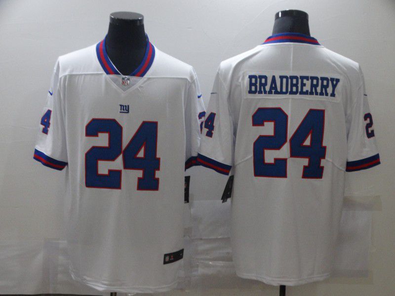 Men New York Giants #24 Bradberry White Nike Limited Vapor Untouchable NFL Jerseys->nfl dust mask->Sports Accessory